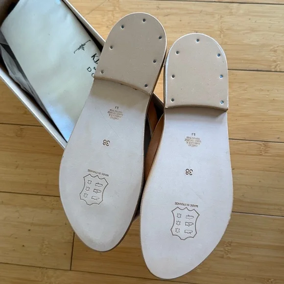 Doen & K.Jacques Tan Leather Baie Sandal, 38 NIB, sold out! - Picture 8 of 8